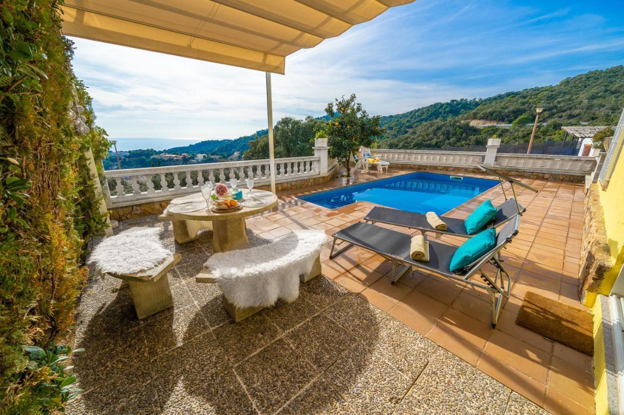 Villa Vista Lux, Piscina Privada Y Zona Exterior Con Vista Mar Tossa de Mar Eksteriør billede